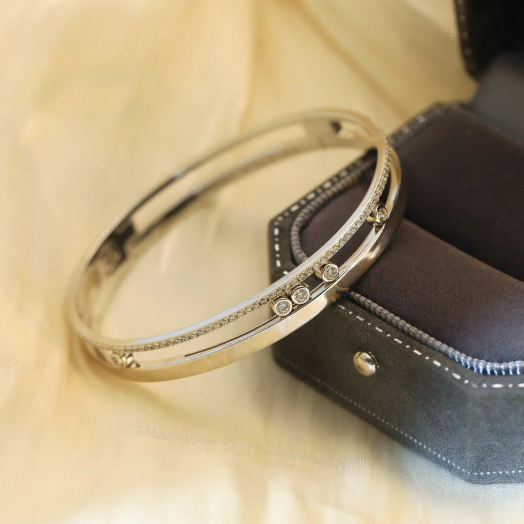 [Twinkle ]Move Romane Diamond Bangle Bracelet