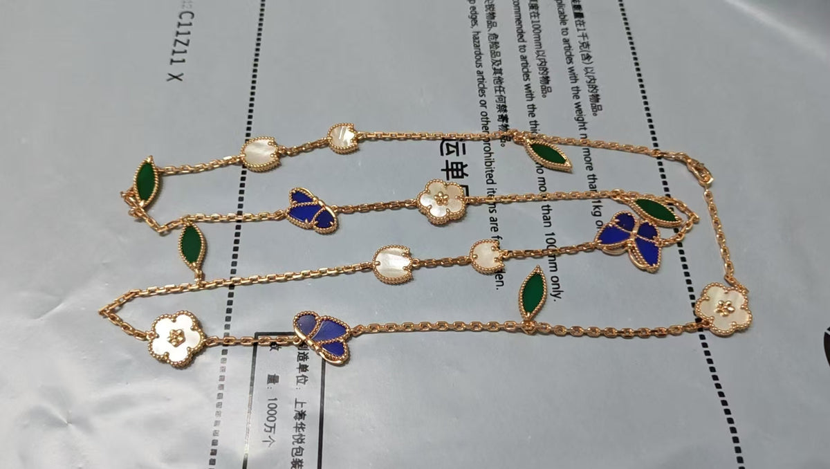 [Twinkle ] 26 NEW CLOVER 15 MOTIFS LUCKY NECKLACE