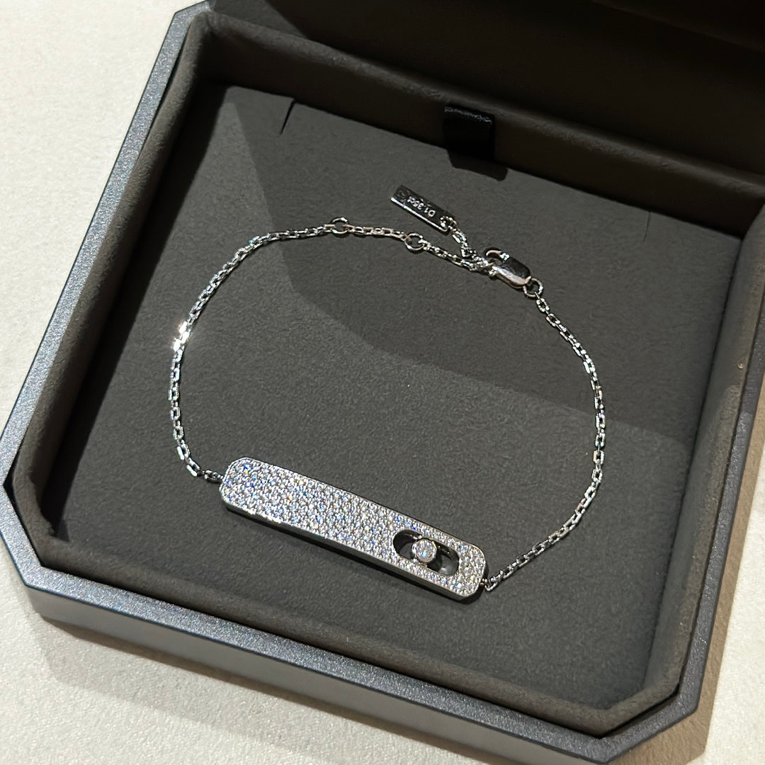 [Twinkle ]MOVE CLASSIQUE DIAMOND PAVED BRACELET