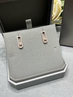 [Twinkle ]MOVE UNO STUD DIAMOND PAVED EARRINGS