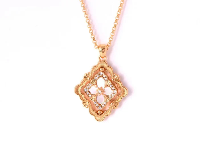 [Twinkle] B.C.L ENAMEL ROTATING SINGLE-DIAMOND NECKLACE£¨Various colors£©