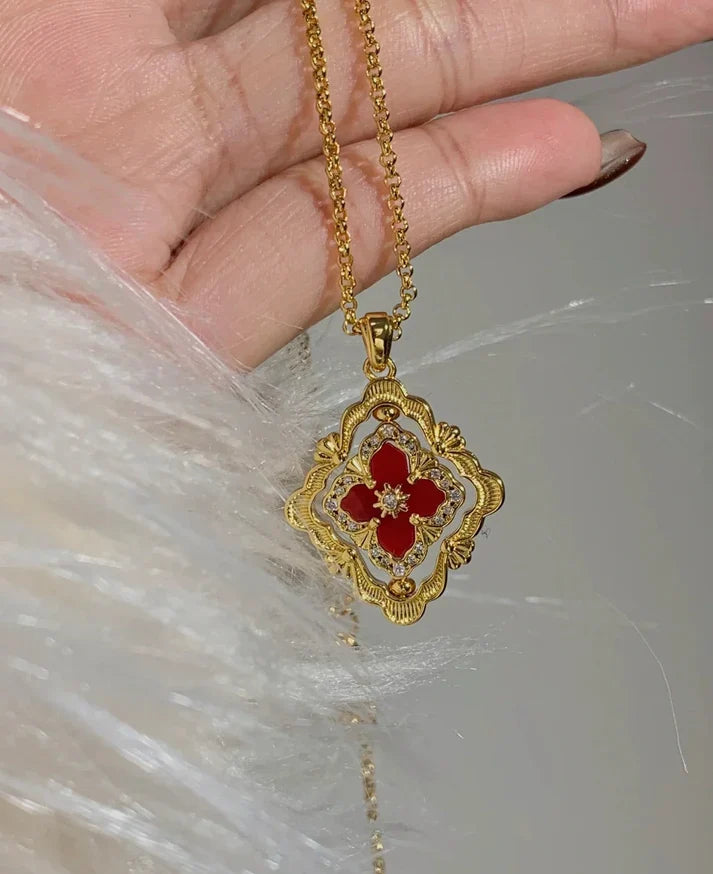 [Twinkle] B.C.L ENAMEL ROTATING SINGLE-DIAMOND NECKLACE£¨Various colors£©