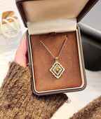 [Twinkle] B.C.L ENAMEL ROTATING SINGLE-DIAMOND NECKLACE£¨Various colors£©