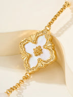 [Twinkle]B.C.L ENAMELED Three-Flower Bracelet£¨Trumpet)