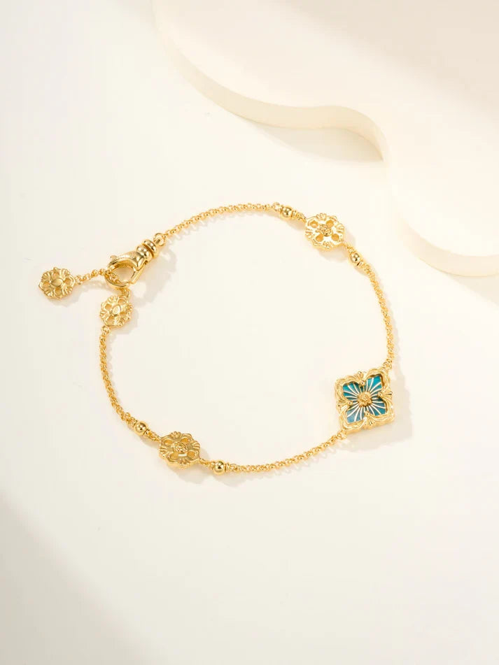 [Twinkle]B.C.L ENAMELED One-Flower Bracelet£¨Various Colors)