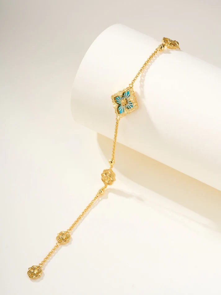 [Twinkle]B.C.L ENAMELED One-Flower Bracelet£¨Various Colors)