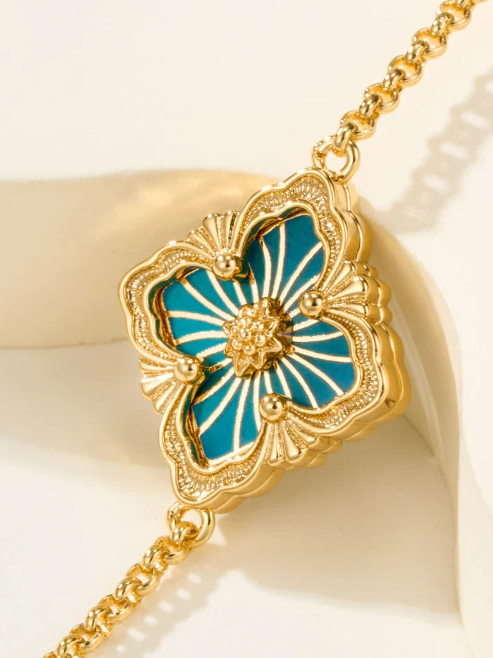 [Twinkle]B.C.L ENAMELED One-Flower Bracelet£¨Various Colors)