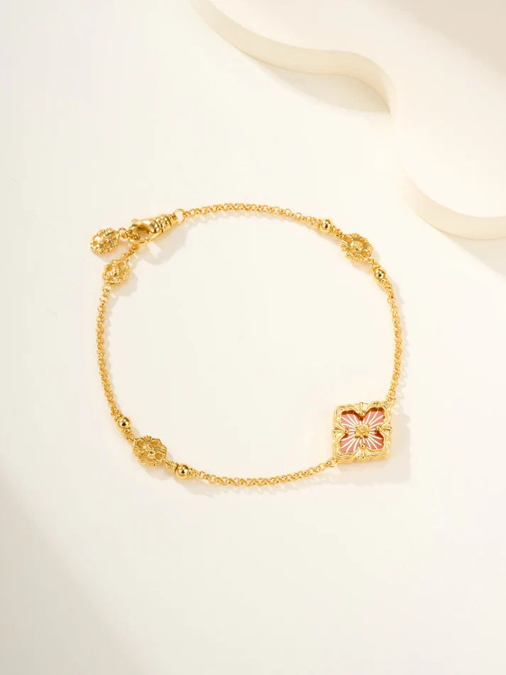 [Twinkle]B.C.L ENAMELED One-Flower Bracelet£¨Various Colors)