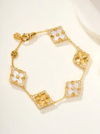 [Twinkle]B.C.L ENAMELED Five-Flower Bracelet£¨Various Colors) BIG SIZE