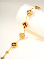 [Twinkle]B.C.L ENAMELED Five-Flower Bracelet£¨Various Colors) BIG SIZE