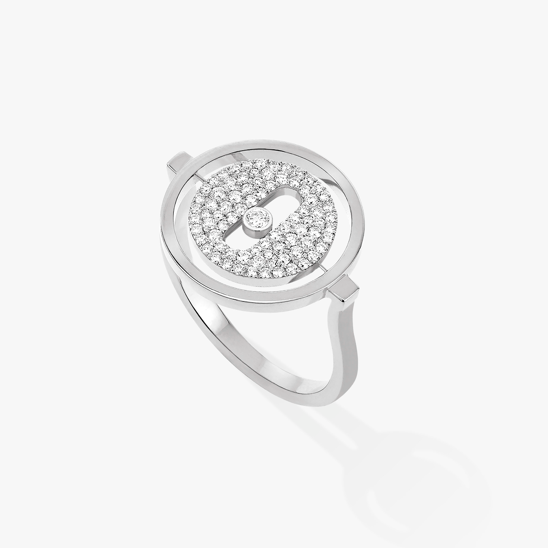 [Twinkle ]Twinkle MOVE PAVED SILVER DIAMOND RING
