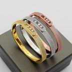 [Twinkle ]Move Noa Full Pavé Diamond Bangle Bracelet