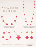 [Twinkle Jewelry ] 26 NEW PINK BUBBLE ENAMEL SET