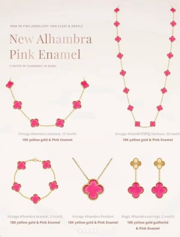 [Twinkle Jewelry ] 26 NEW PINK BUBBLE ENAMEL SET