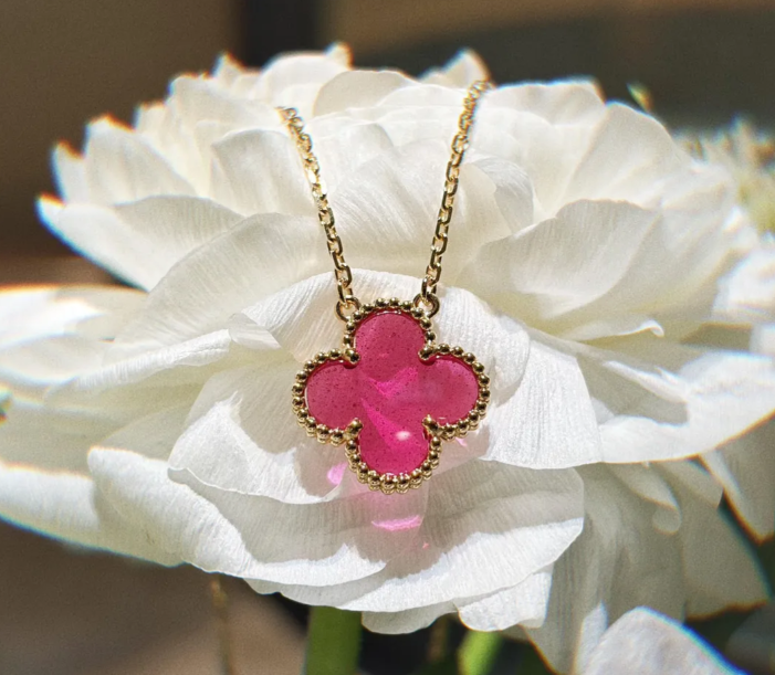 [Twinkle Jewelry ] 26 NEW PINK BUBBLE ENAMEL SET