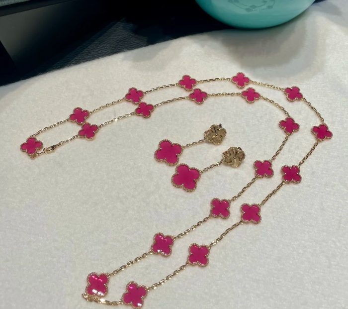[Twinkle Jewelry ] 26 NEW PINK BUBBLE ENAMEL SET