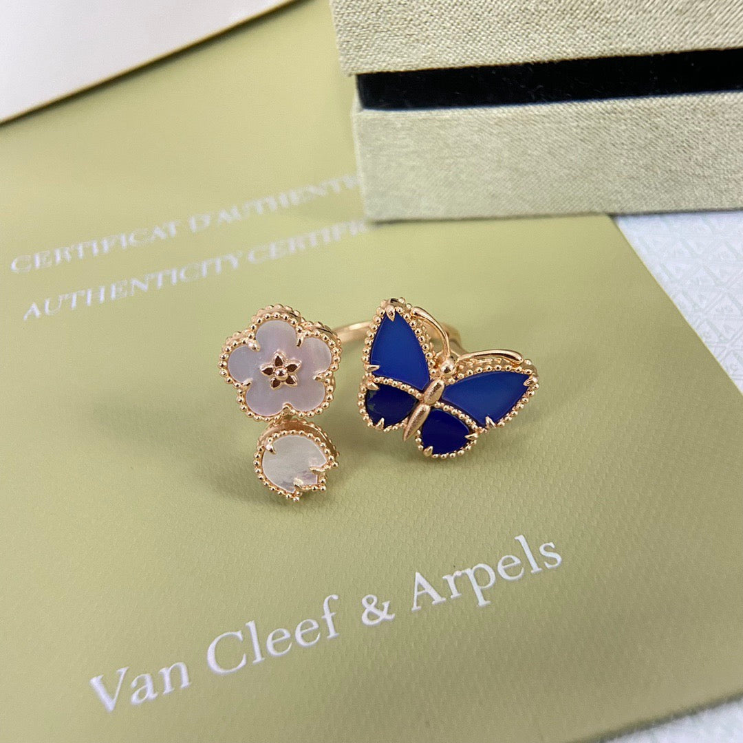 [Twinkle ] 2026 NEW MODEL SPRING LUCKY 3 MOTIF GOLD RING