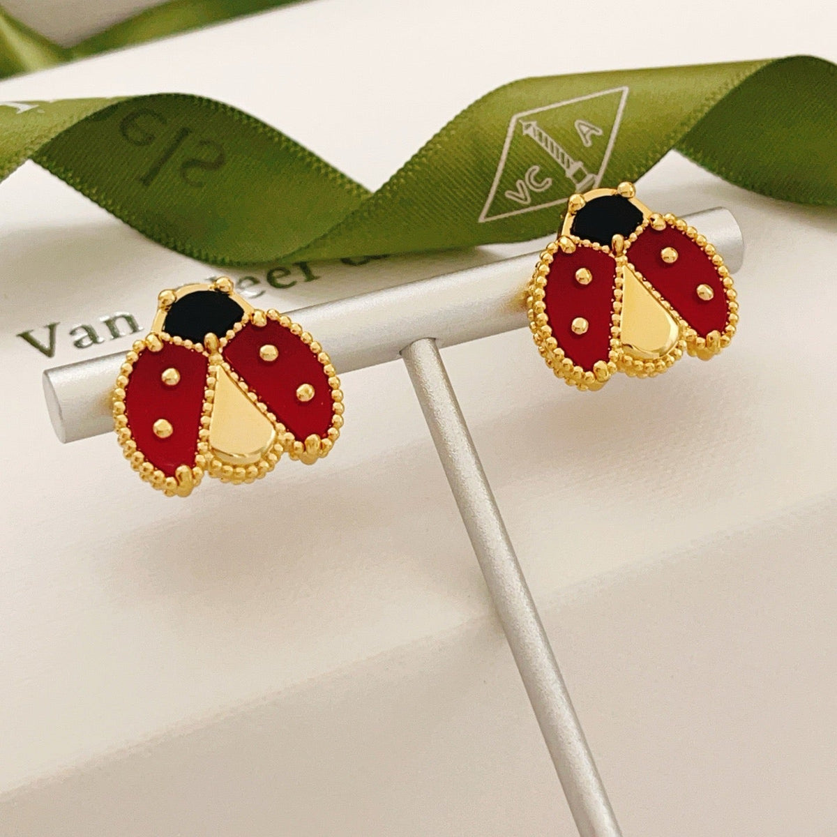 Twinkle LUCKY LADYBUG EARRINGS