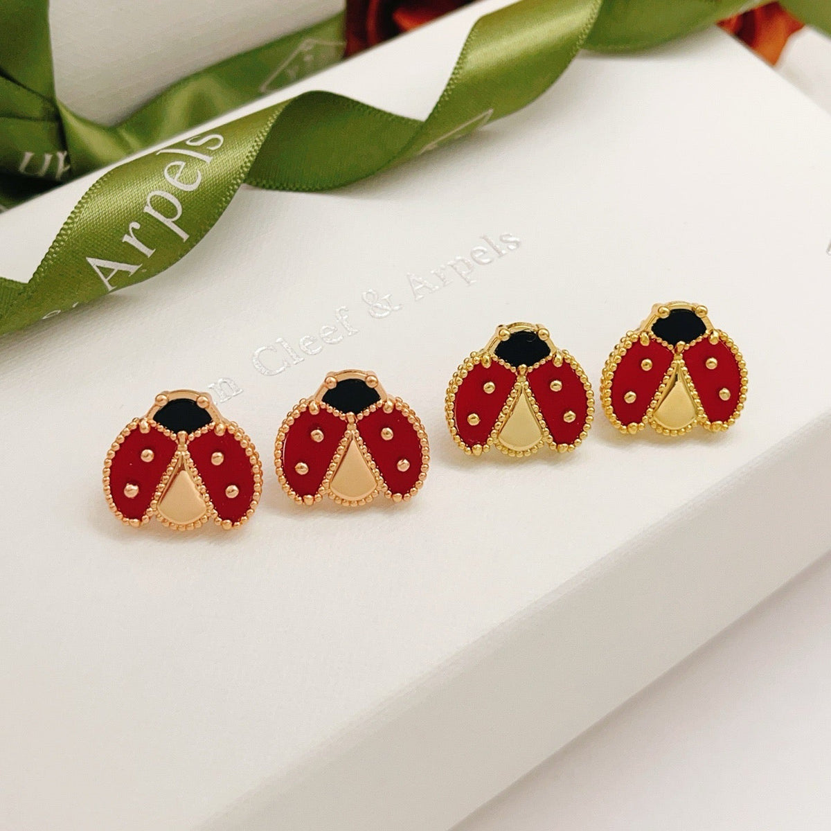 Twinkle LUCKY LADYBUG EARRINGS