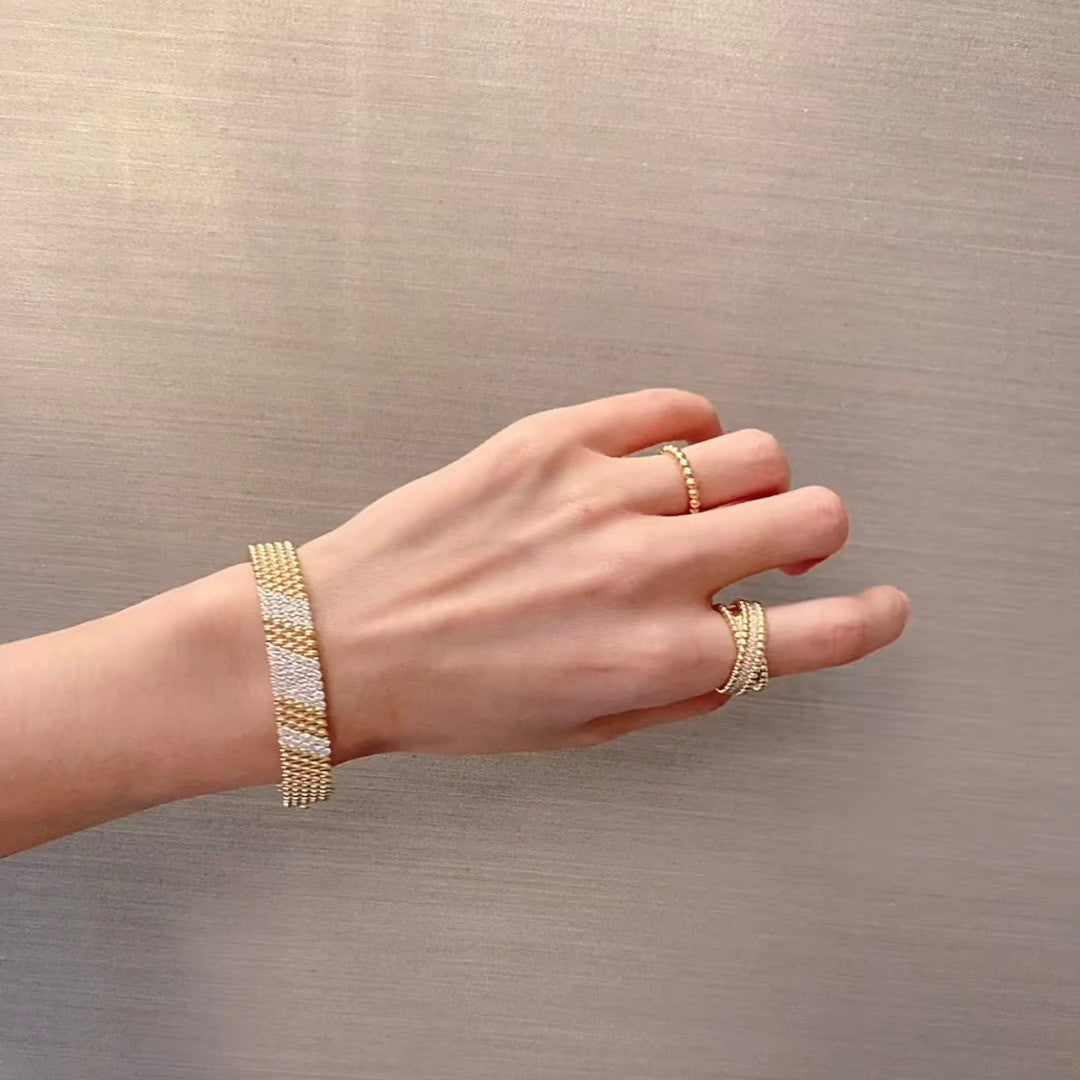 [Twinkle ]  PERLEE DIAMOND BRACELET ,5-ROW DIAMOND-SET DESIGN