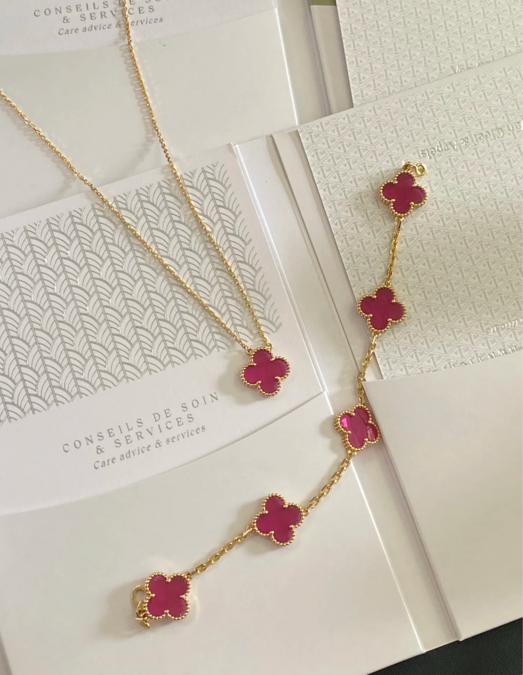 [Twinkle Jewelry ] 26 NEW PINK BUBBLE ENAMEL SET