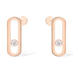 [Twinkle ]MOVE UNO SMALL 1 DIAMOND EARRINGS