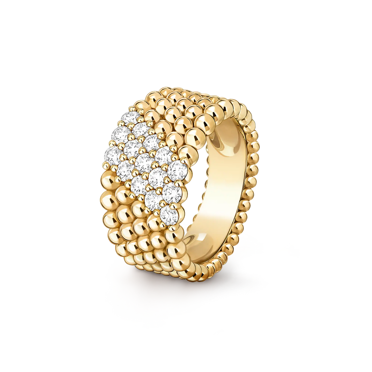 [Twinkle ]  PERLEE DIAMOND RING ,5-ROW DIAMOND-SET DESIGN