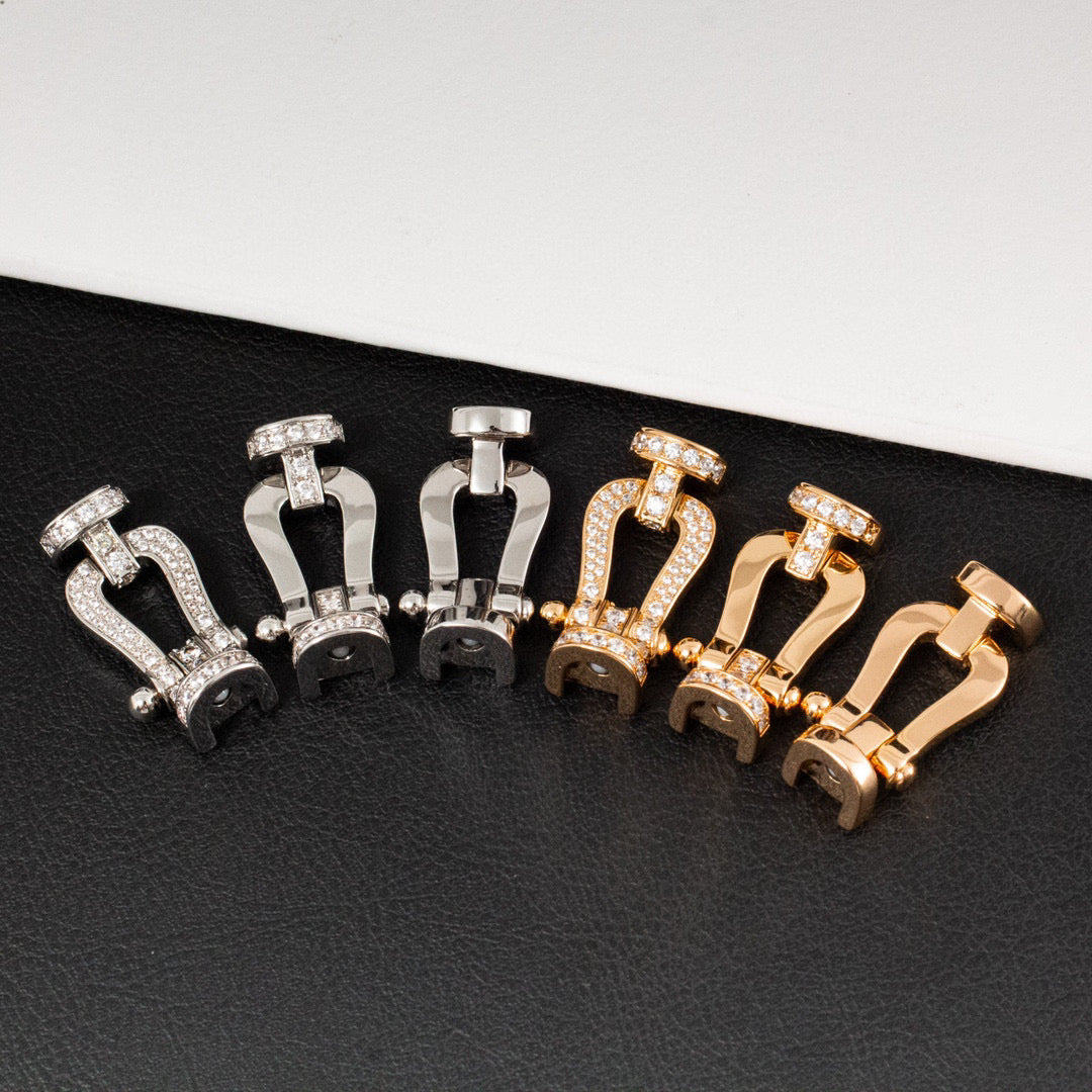 ¡®Twinkle jewelry¡¯FORCE LARGE HORSESHOE HALF DIAMOND BRACELET ROSE GOLD