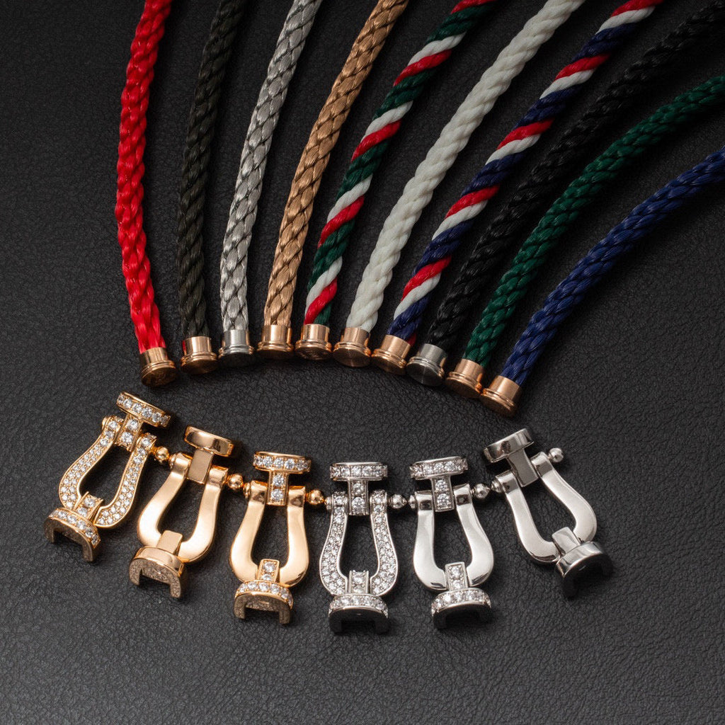 ¡®Twinkle jewelry¡¯FORCE LARGE HORSESHOE FULL DIAMOND BRACELET SILVER