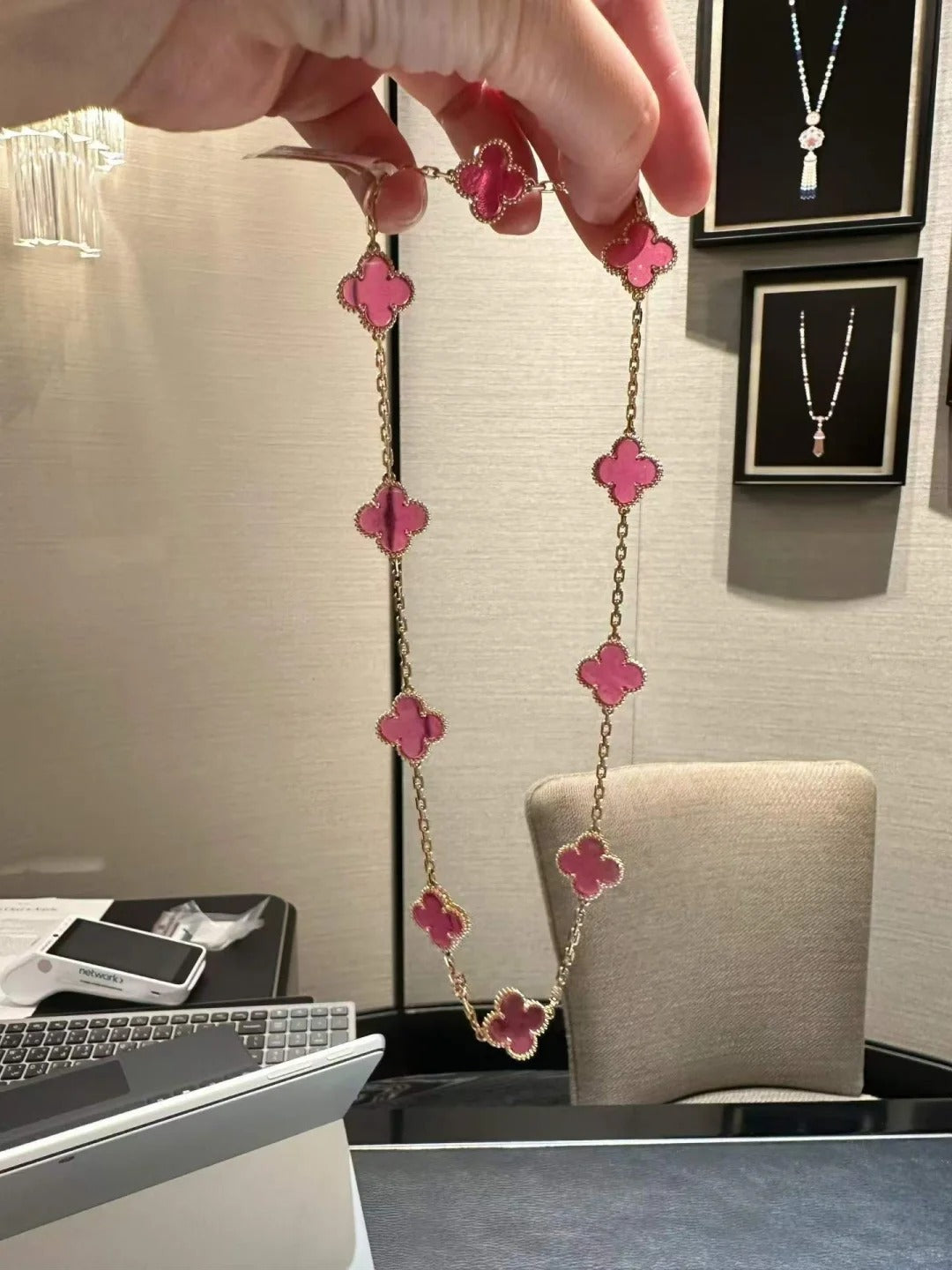 [Twinkle Jewelry ] 26 NEW PINK BUBBLE ENAMEL SET