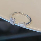 [Twinkle ]MY TWIN TOI & MOI SILVER DIAMOND RING