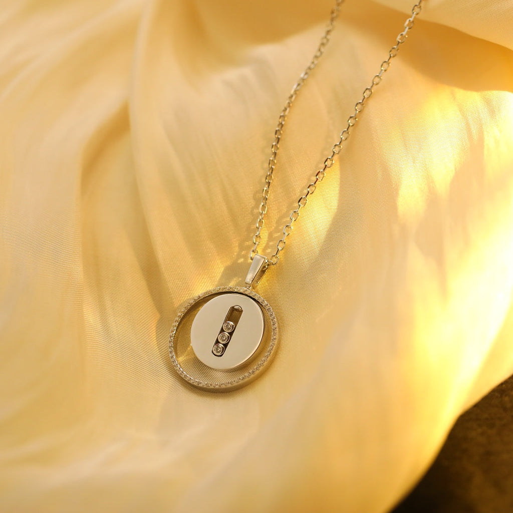 [Twinkle ]Twinkle MOVE MM SILVER DIAMOND NECKLACE