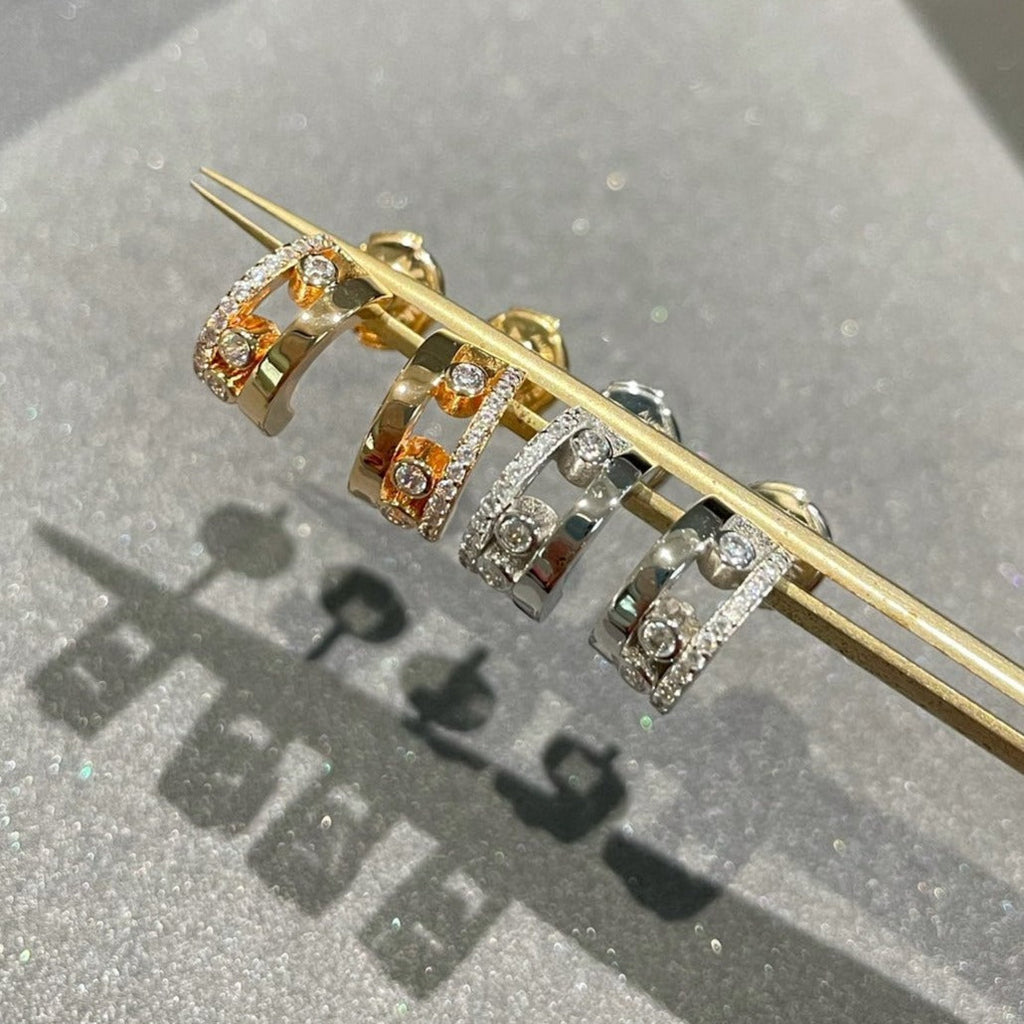 [Twinkle ]MOVE ROMANE EARRINGS DIAMOND