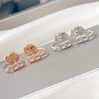 [Twinkle ]CREOLES MOVE UNO MINI 1 DIAMOND EARRINGS