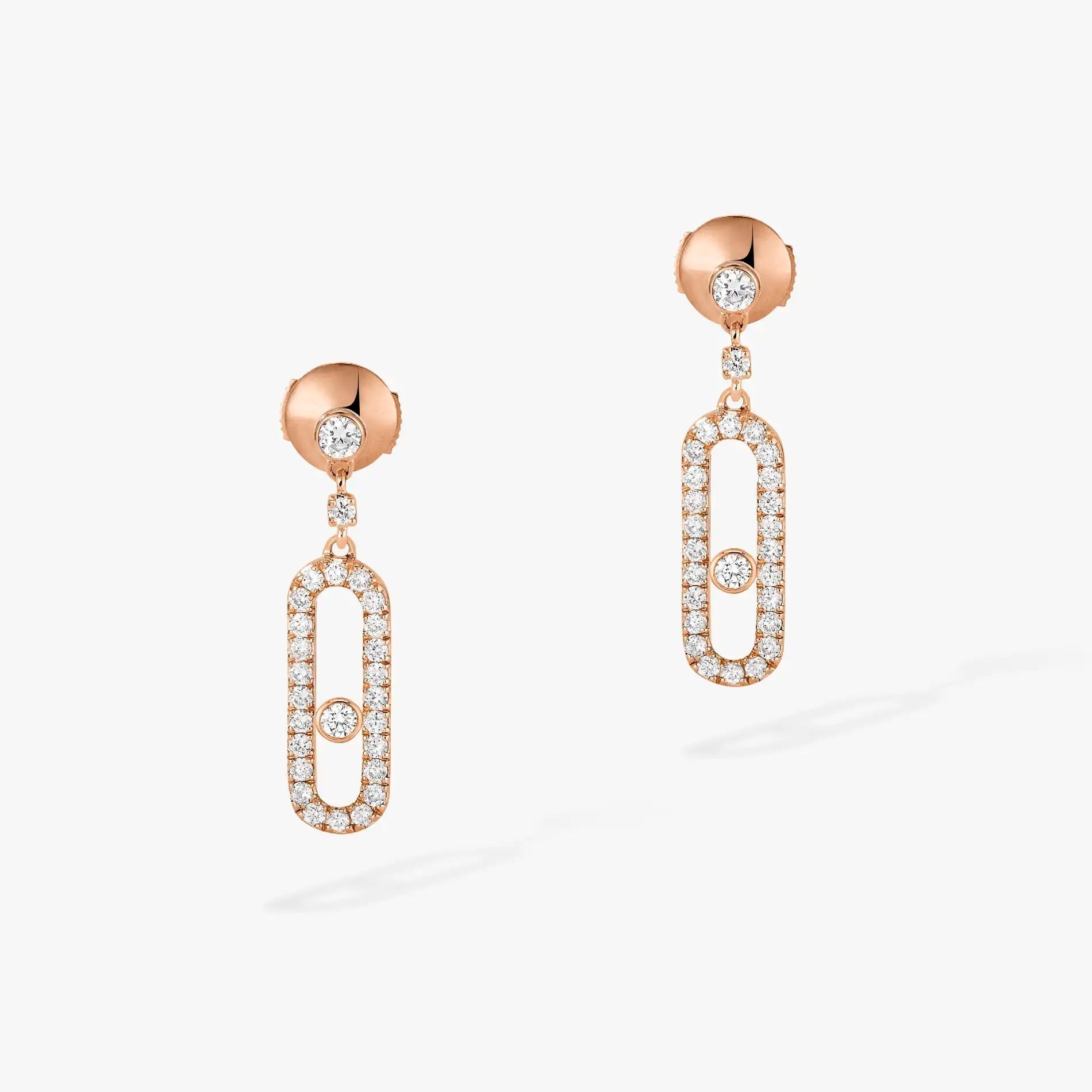[Twinkle ]DORMEUSES MOVE UNO DIAMOND EARRINGS