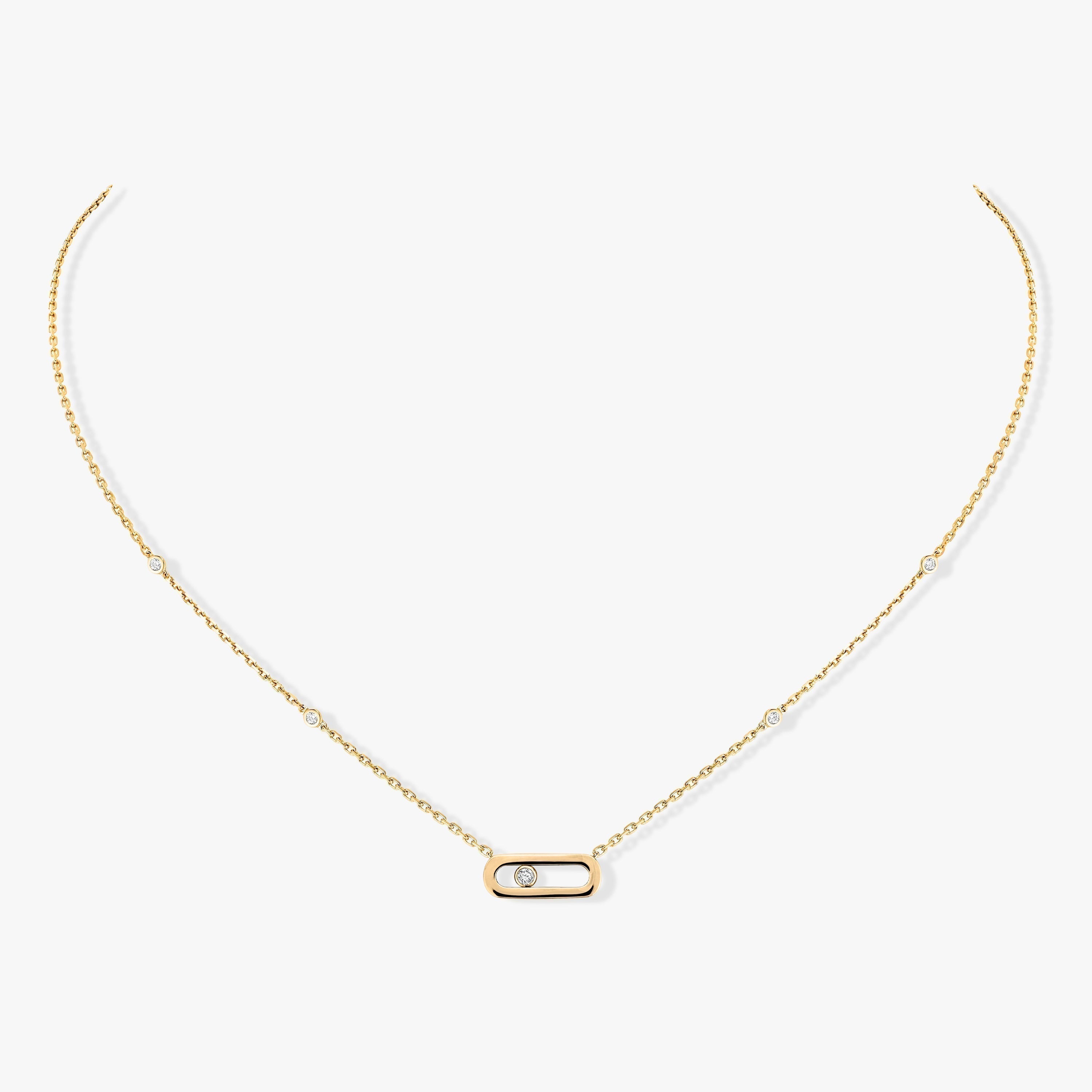 [Twinkle ]MOVE UNO DIAMOND NECKLACE