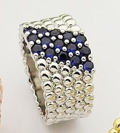 [Twinkle ]  PERLEE DIAMOND RING ,5-ROW DIAMOND-SET DESIGN