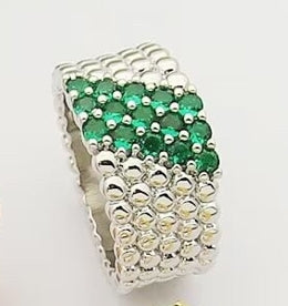[Twinkle ]  PERLEE DIAMOND RING ,5-ROW DIAMOND-SET DESIGN