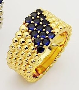 [Twinkle ]  PERLEE DIAMOND RING ,5-ROW DIAMOND-SET DESIGN