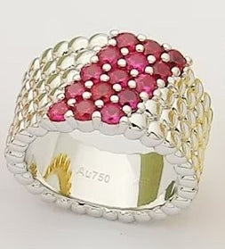 [Twinkle ]  PERLEE DIAMOND RING ,5-ROW DIAMOND-SET DESIGN