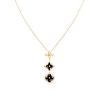 ¡®Twinkle jewelry¡¯STAR AND SUN ONYX PINK GOLD NECKLACE