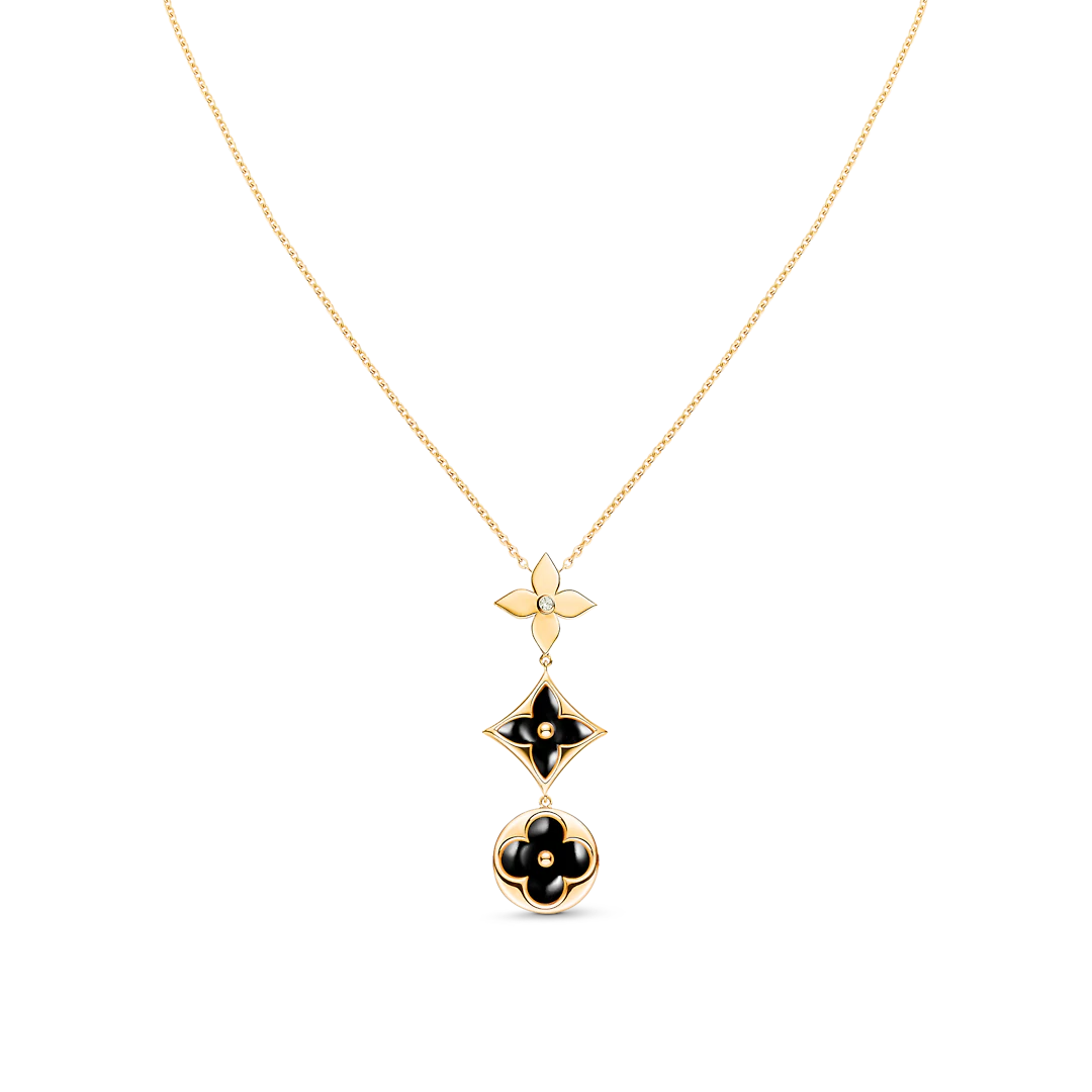 ¡®Twinkle jewelry¡¯STAR AND SUN ONYX PINK GOLD NECKLACE