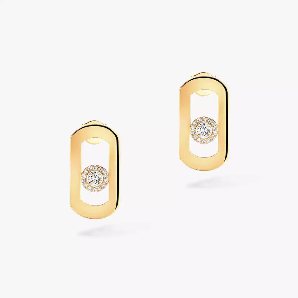 [Twinkle ]So Move Diamond Earrings in Yellow Gold