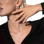 [Twinkle ] My Twin Trio  Diamond Earrings