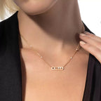 [Twinkle ] Baby Move Gold Diamond Necklace