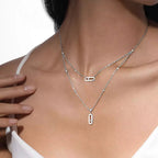 [Twinkle ] Move Uno Diamond Necklace