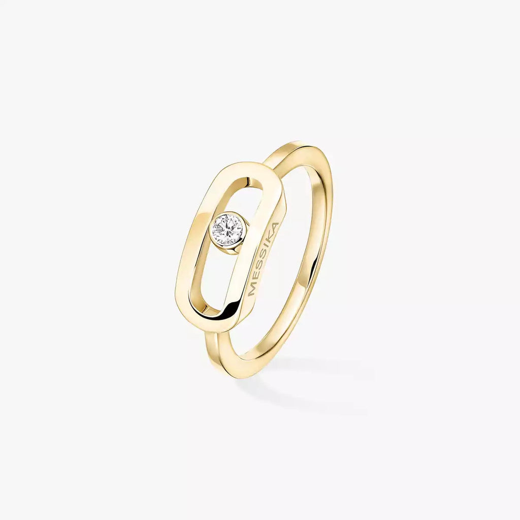 [Twinkle ]Move Uno Diamond Ring in Gold