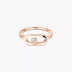 [Twinkle ]Move Uno Diamond Ring in Gold