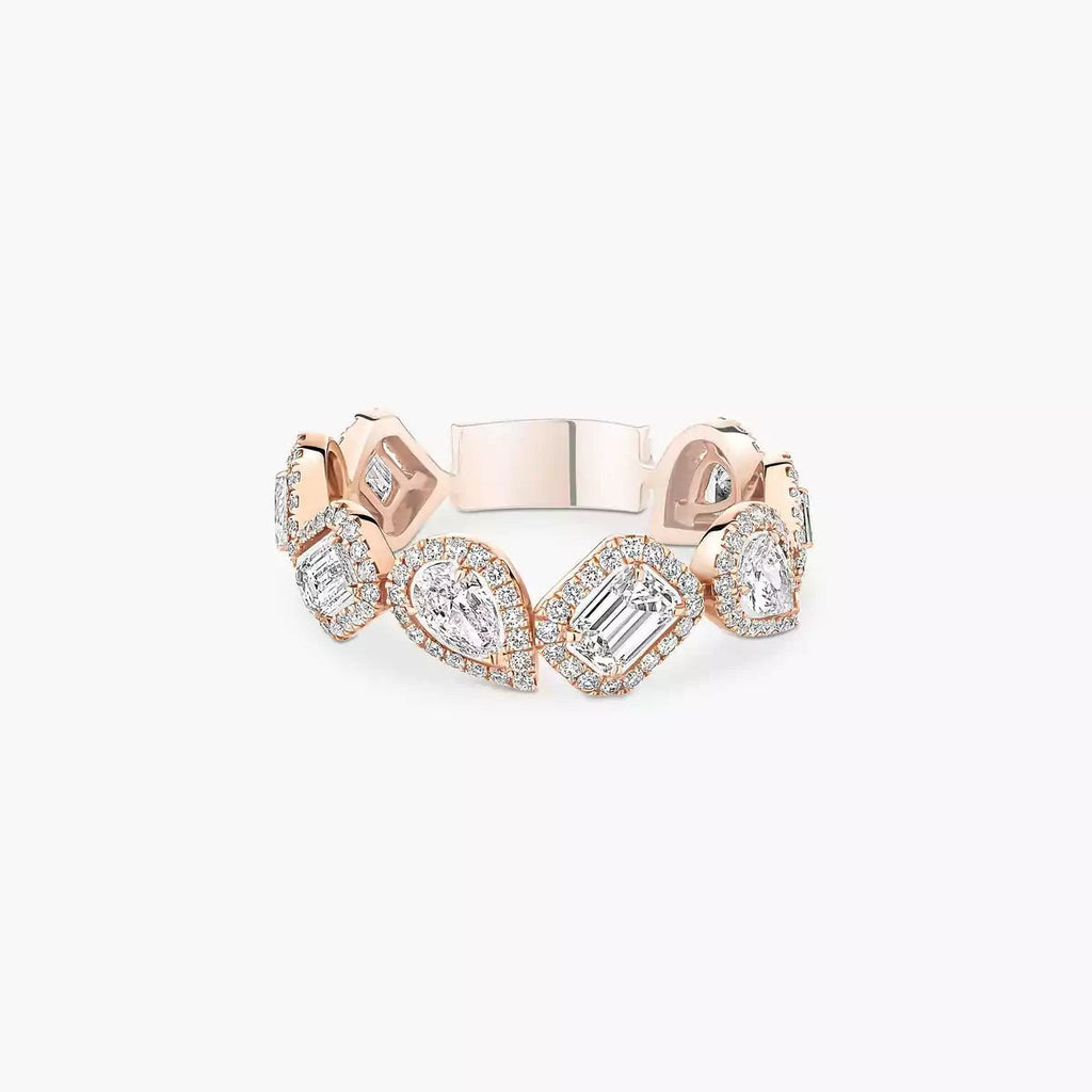 [Twinkle ]Diamond Wedding Ring My Twin