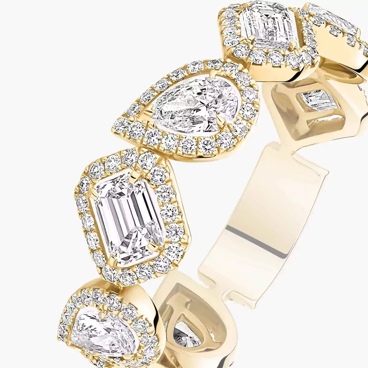 [Twinkle ]Diamond Wedding Ring My Twin